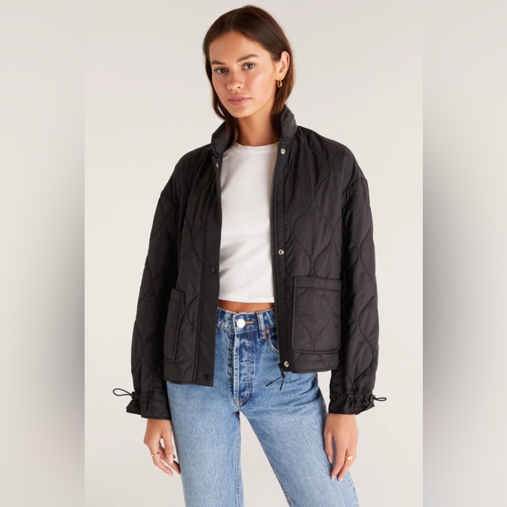 Z Supply On The Move quilted puffer jacket